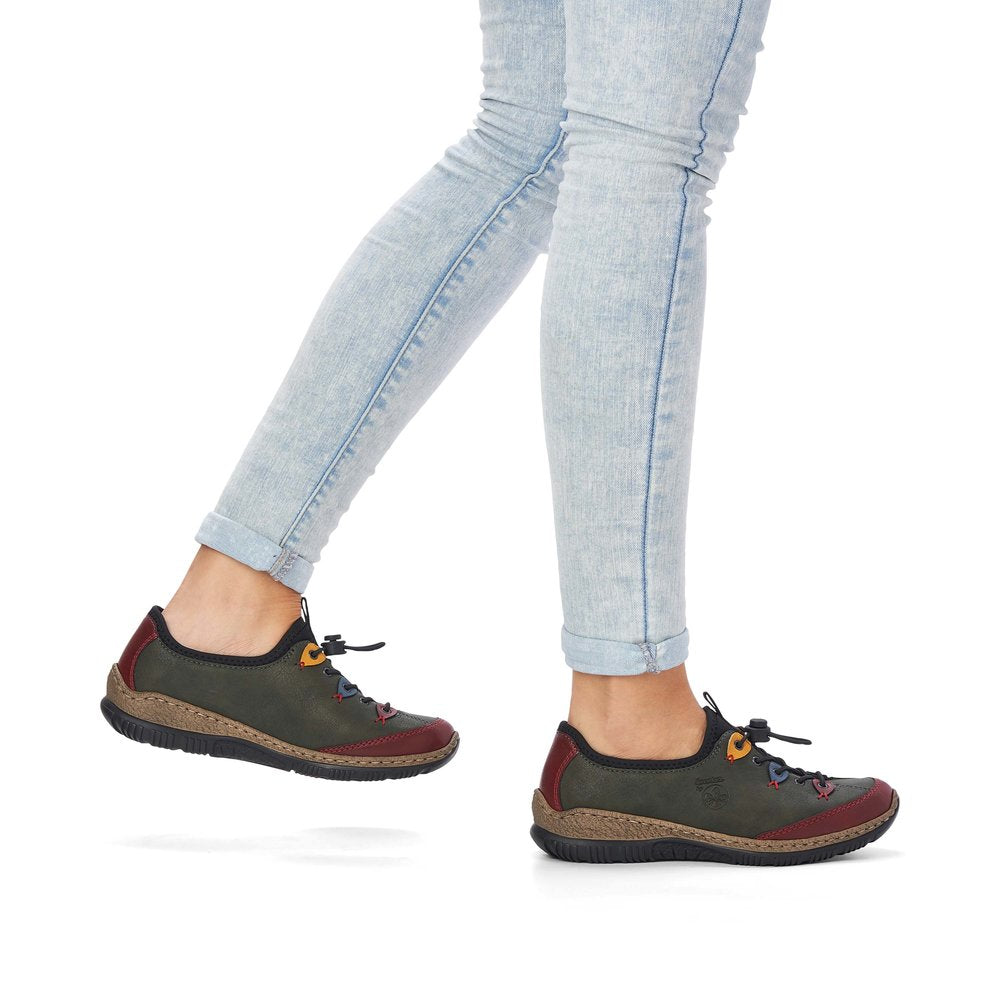 Rieker Ladies Bungee Tie Shoe