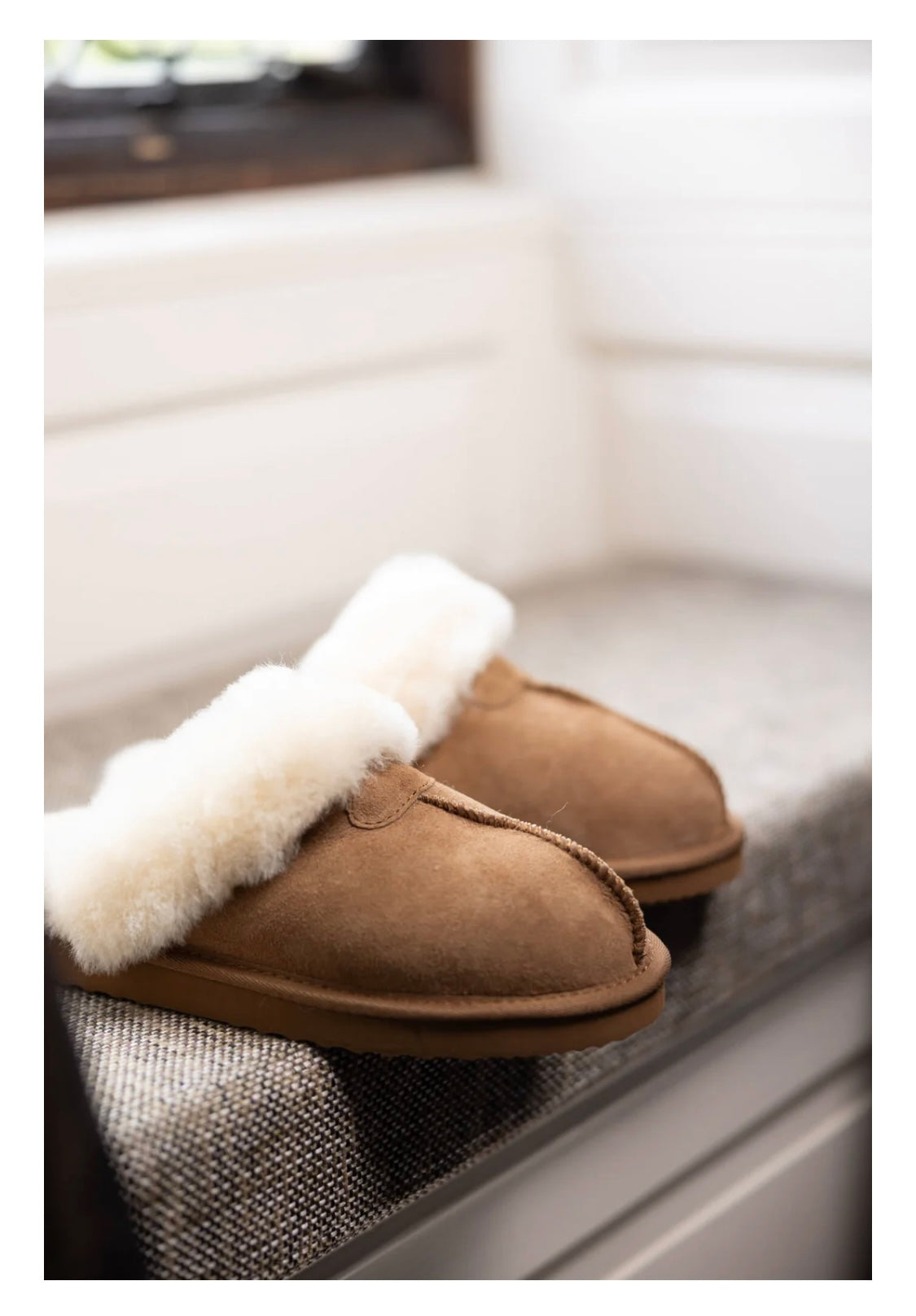 Draper Kim Ladies Sheepskin Backless Slipper