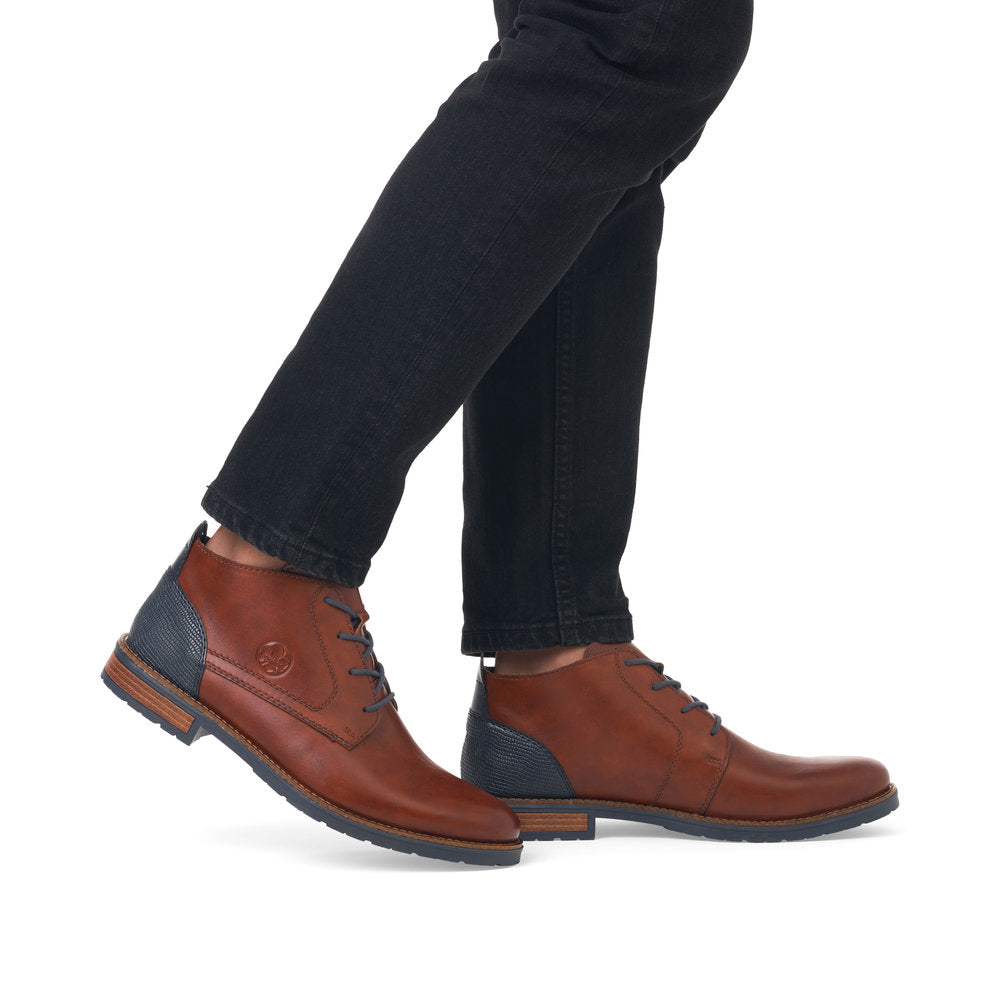 Rieker Men's Leather Lace Up Chukka Boot
