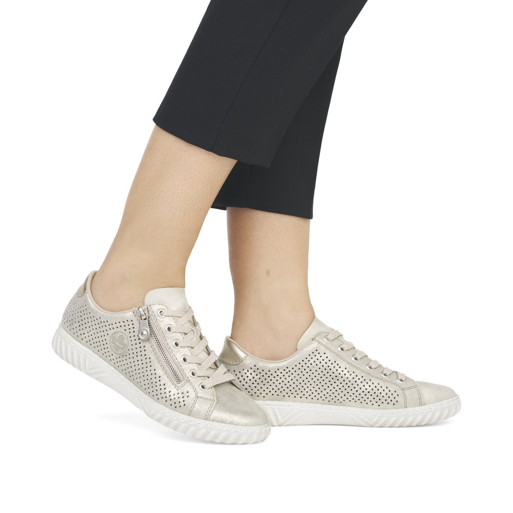 Rieker Ladies Zip Side Sneaker