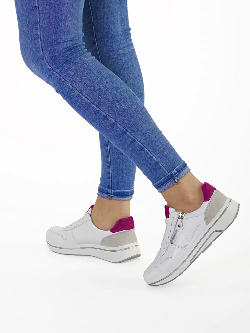 Ara Sapporo Ladies Lace Up High Soft Sneaker