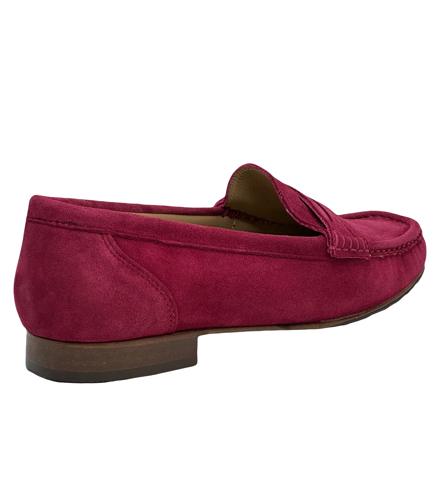 HB Ladies Suede Upper Penny Loafer