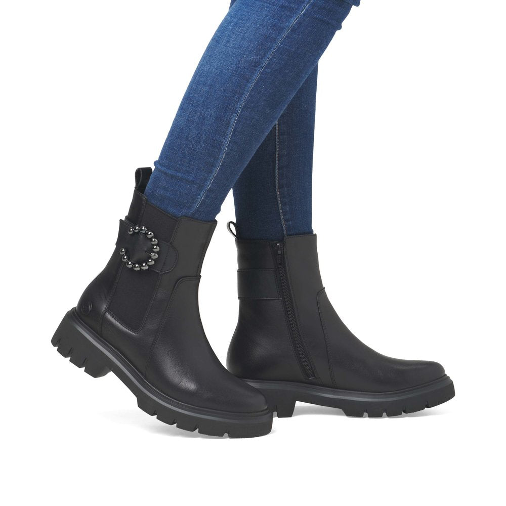 Remonte Ladies Elastic Side Ankle Boot