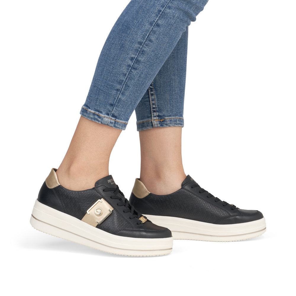 Remonte Ladies Flatform Lace Up Sneaker