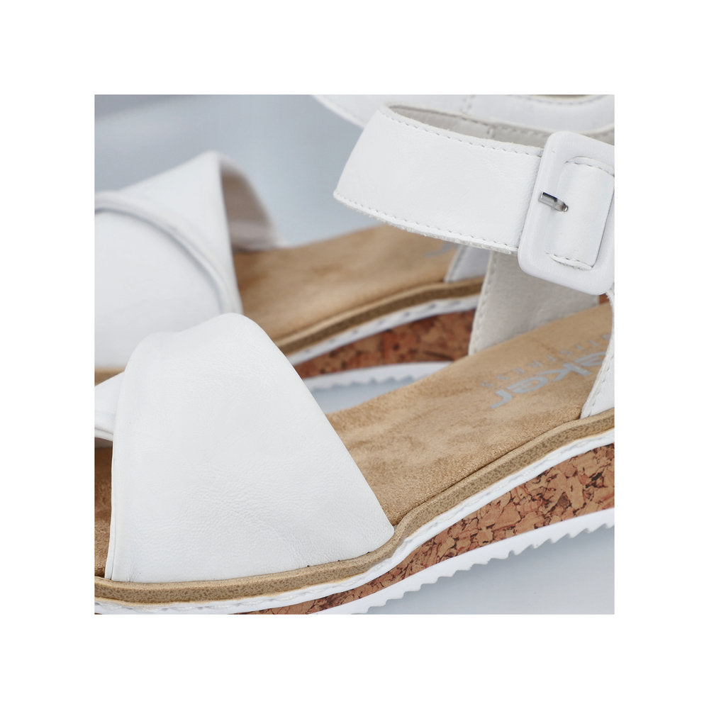 Rieker Ladies Twisted Front Low Sandal
