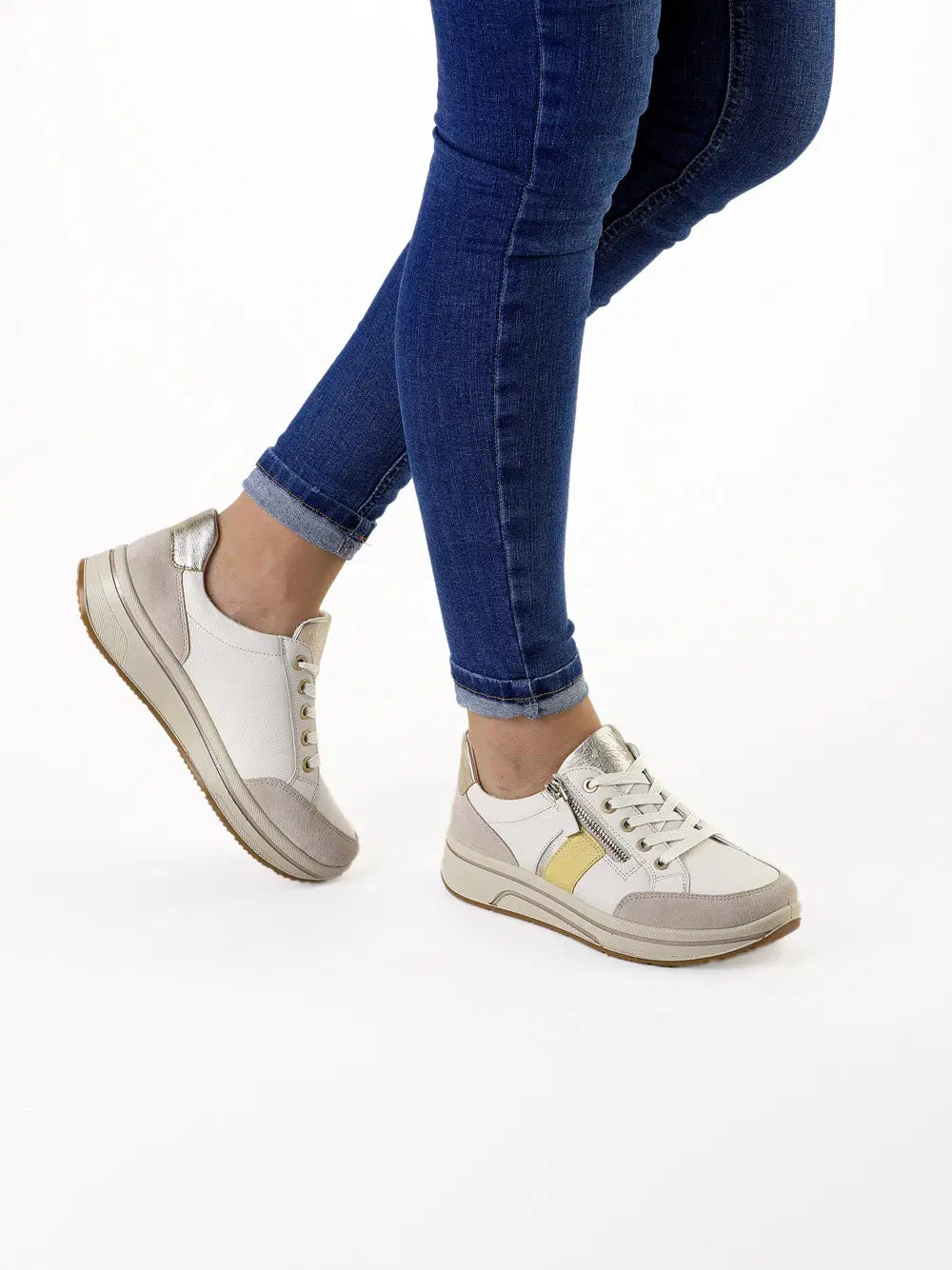 Ara Sapporo Ladies Flatform High Soft Sneaker