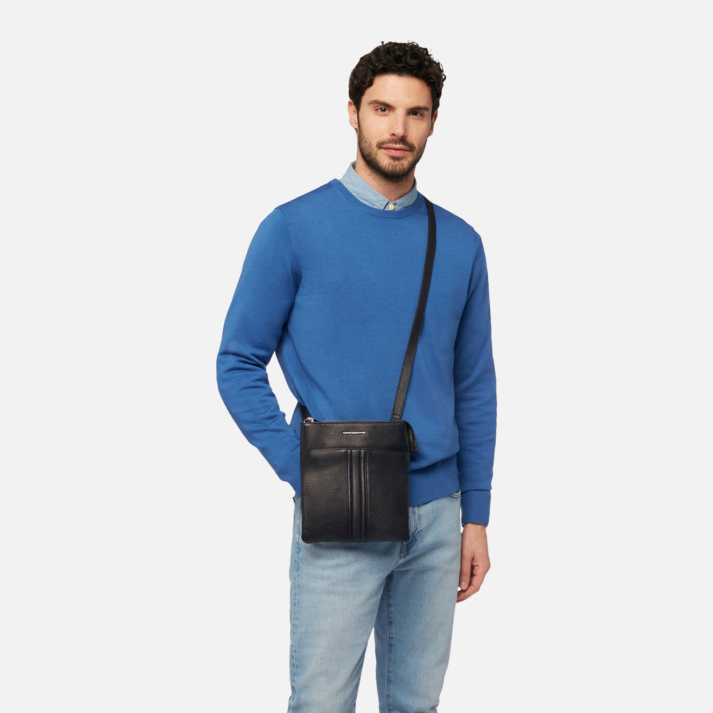 Geox Leather Cross Body Bag