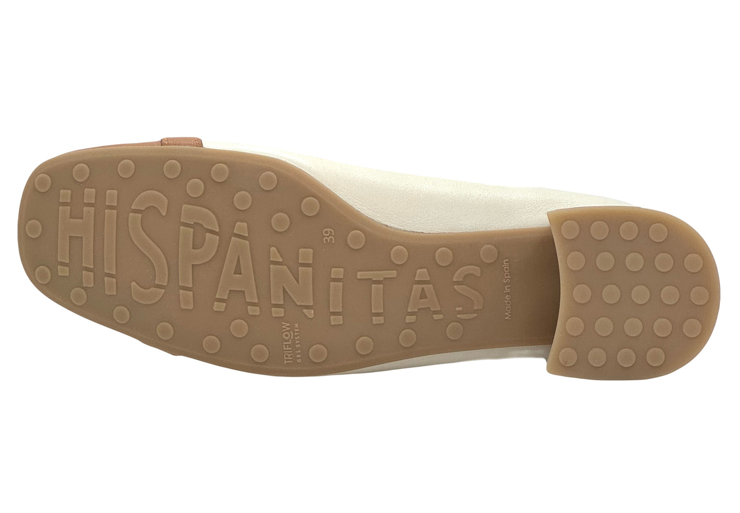 Hispanitas Ladies Block Heel Trim Shoe