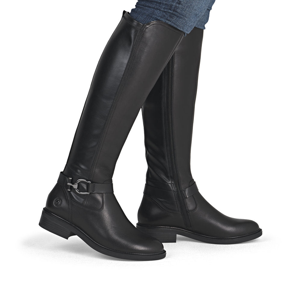 Remonte Ladies Long Leg Zip Side Boot