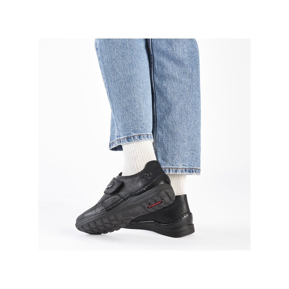 Rieker Ladies Stretch Front Velcro Shoe