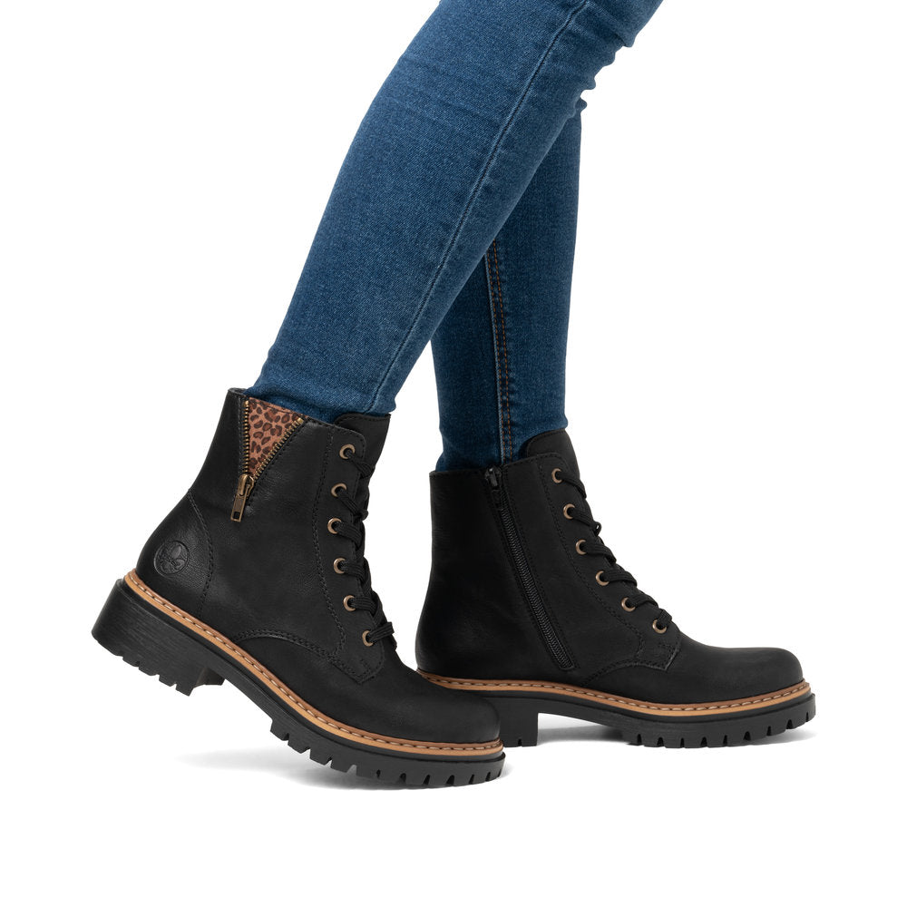 Rieker Ladies Lace Up Ankle Boot