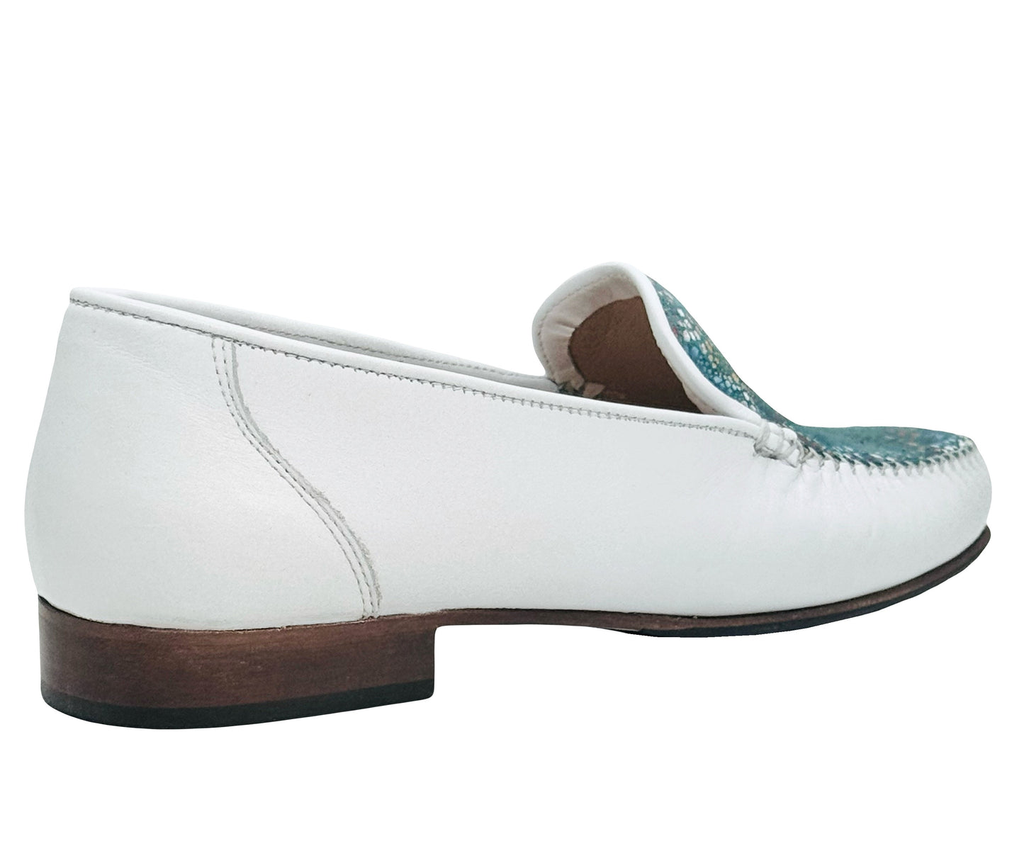 HB Ladies Multi Colour Vamp Classic Loafer