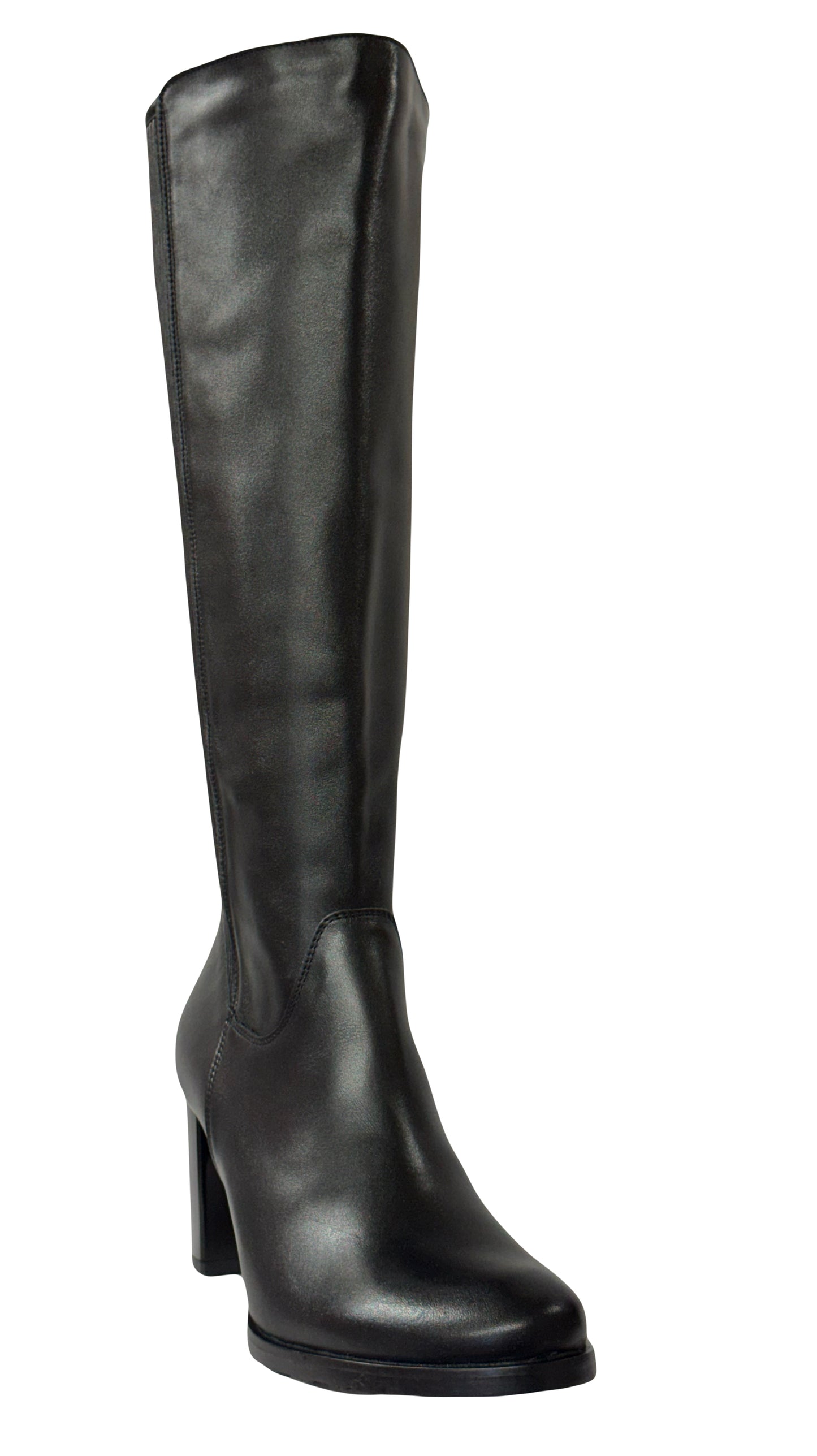 Bioeco Ladies Mid Heel Stretch Back Boot