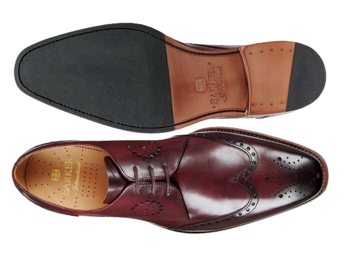 Barker George Burgundy