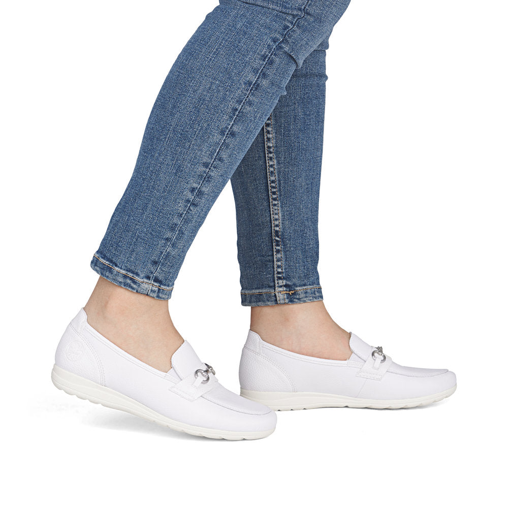 Rieker Ladies Snaffle Trim Flexi Sole Loafer