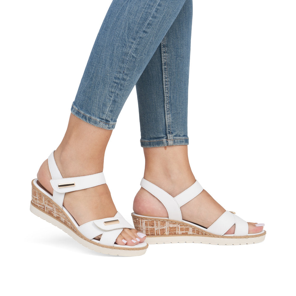 Remonte Ladies Adjustable Strap Wedge Heel Sandal