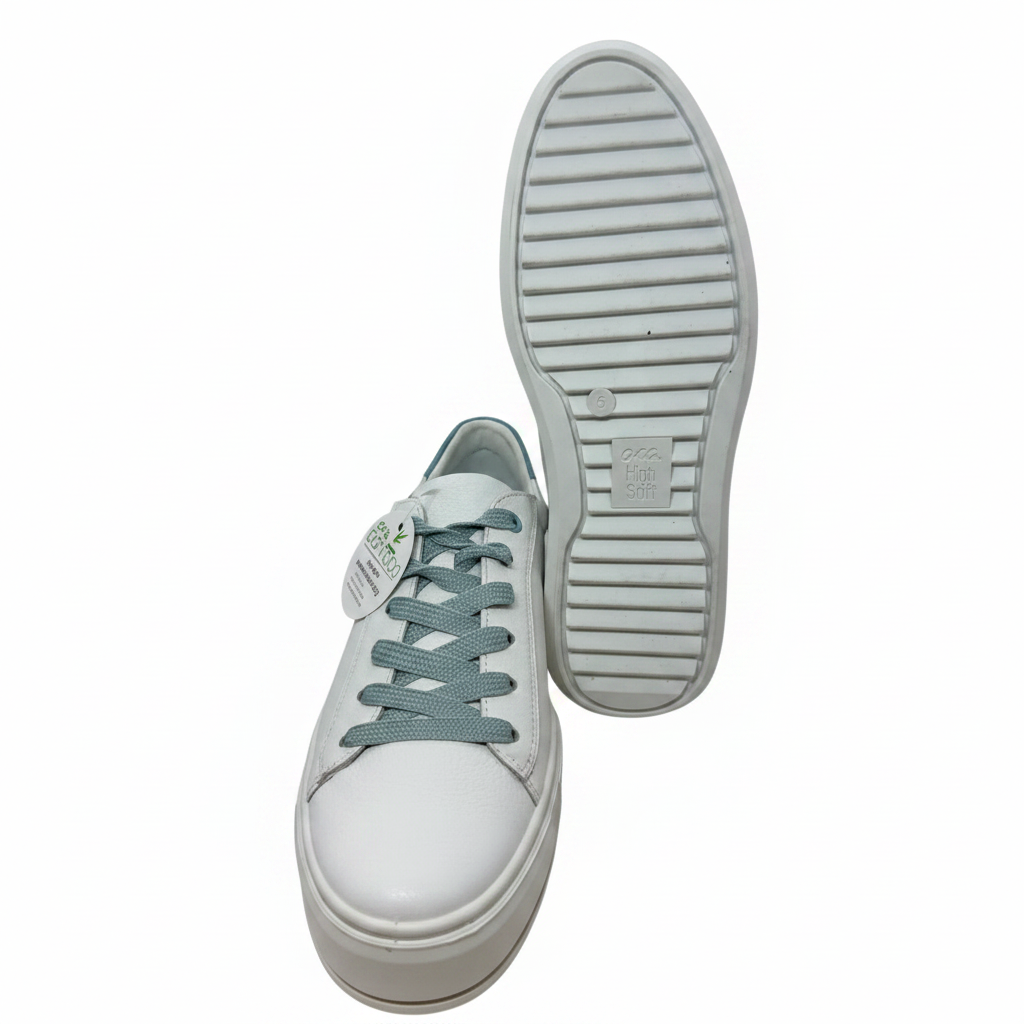 Ara Canberra Flatform Contrast Lace White Sneaker