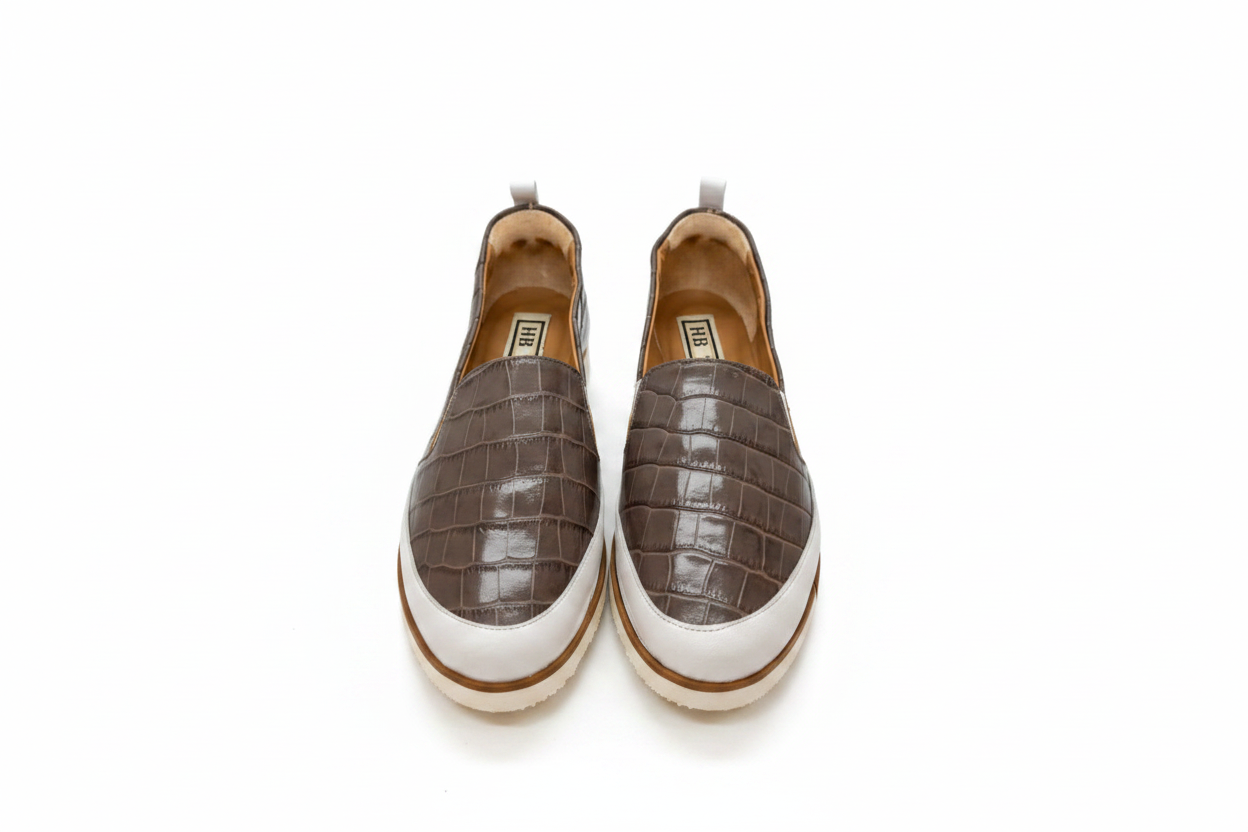 HB Ladies Soft Elastic Back Moccasin - background removed 5