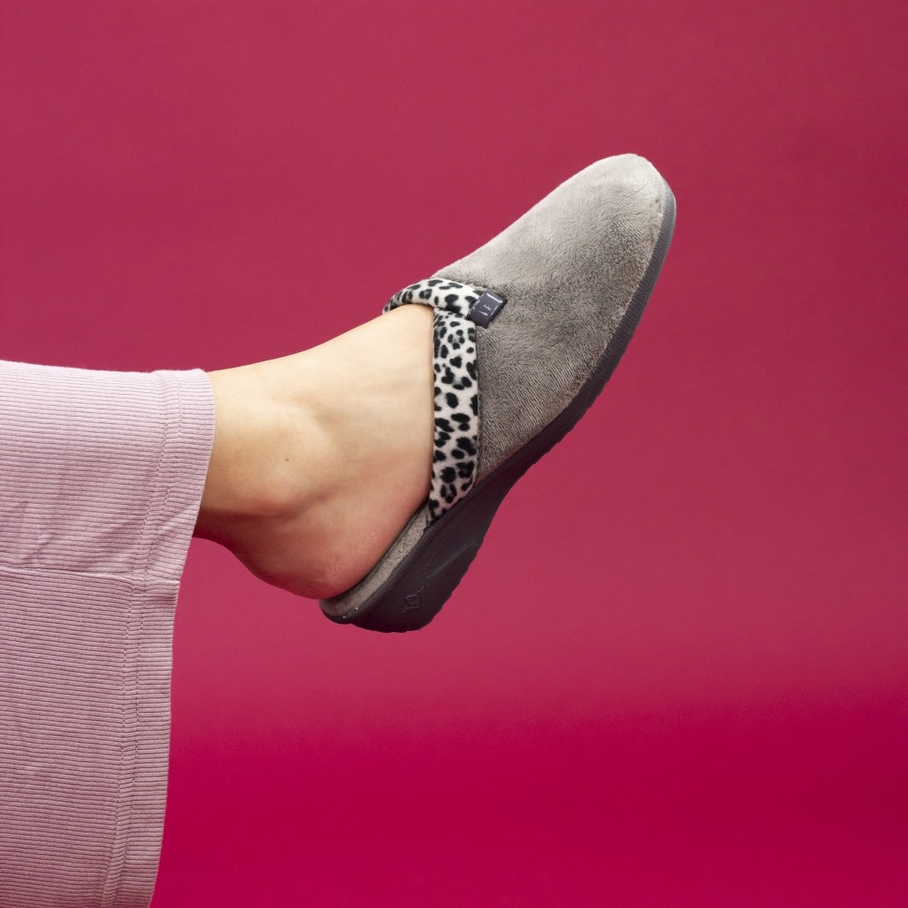 Leopard Michelle Mule