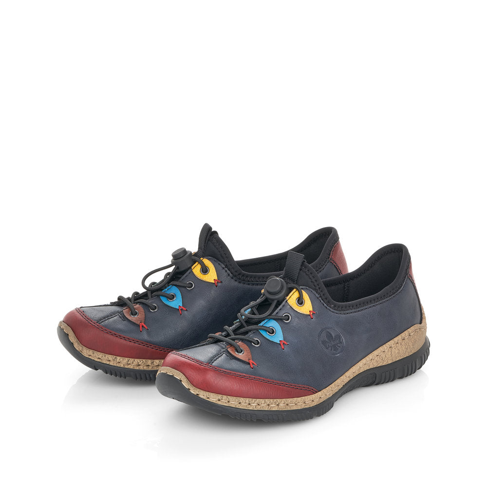 Rieker Ladies Bungee Lace Casual Shoe