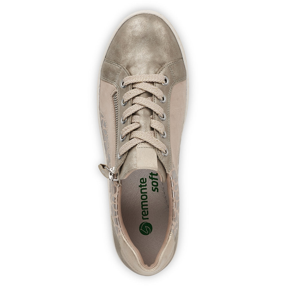 Remonte Patchwork Upper Lace Up casual shoe