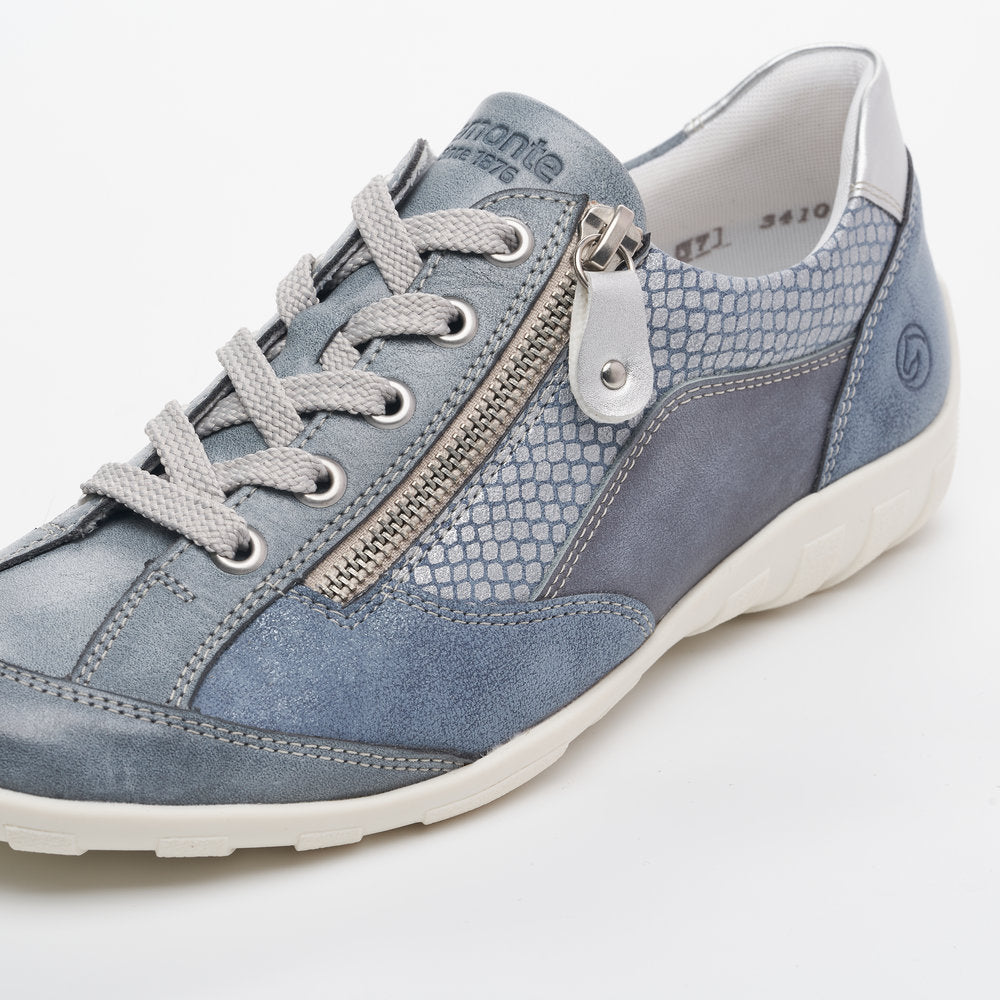 Remonte Ladies Zip Sided Lace Up casual Shoe