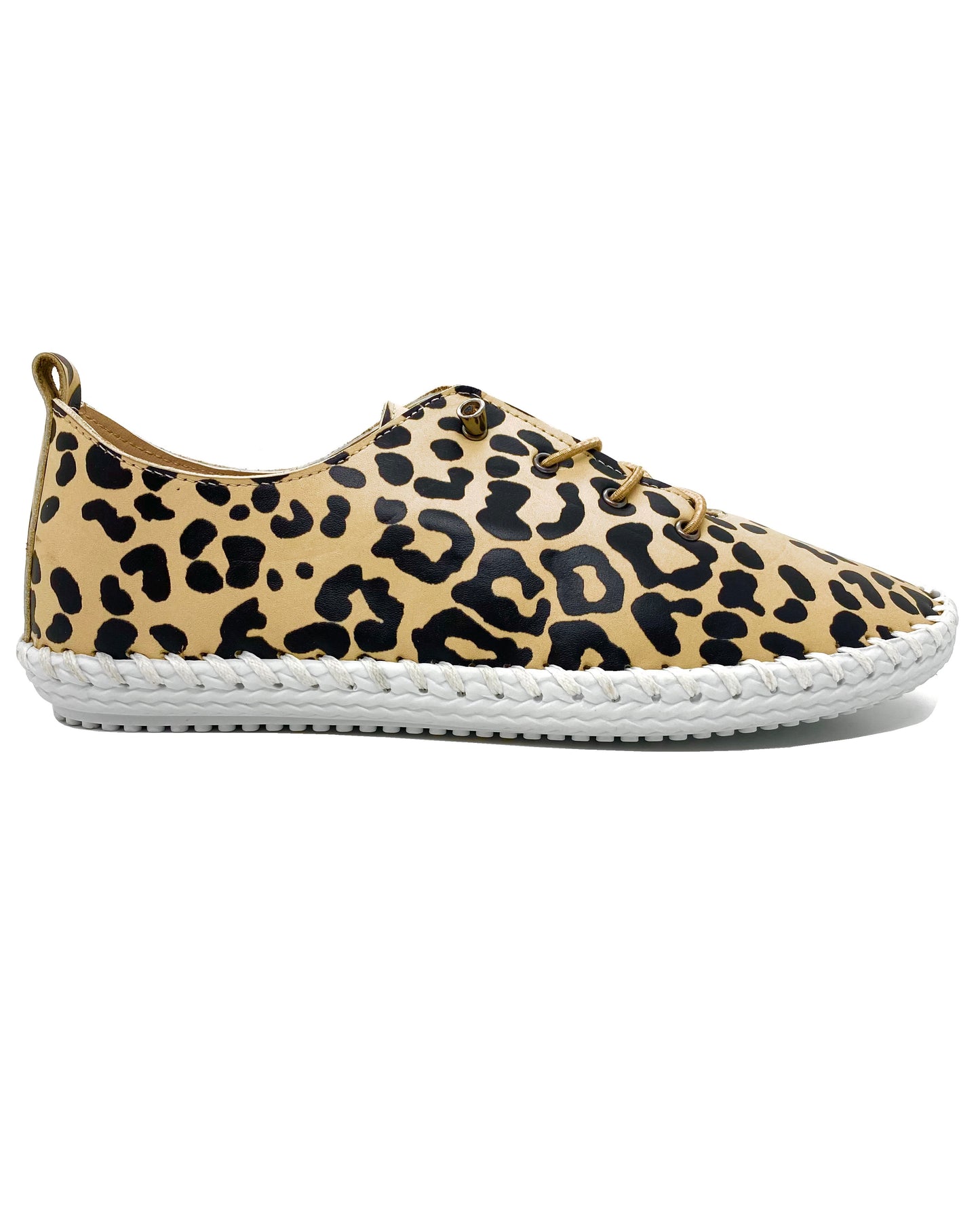 Lunar St Ives Ladies Ocelot Print Casual Shoe