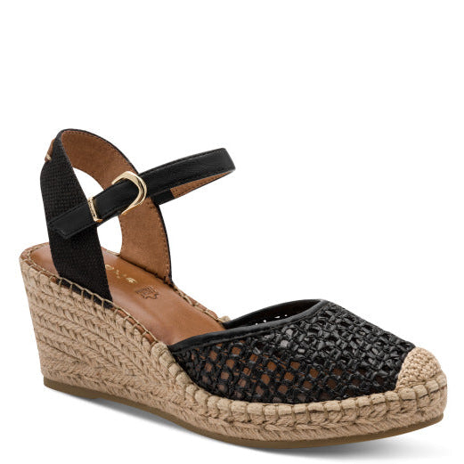 Tamaris Woven Front Wedge Heel Espadrille