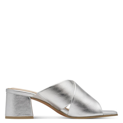 Marco Tozzi Cross Front Block Heel Sandal