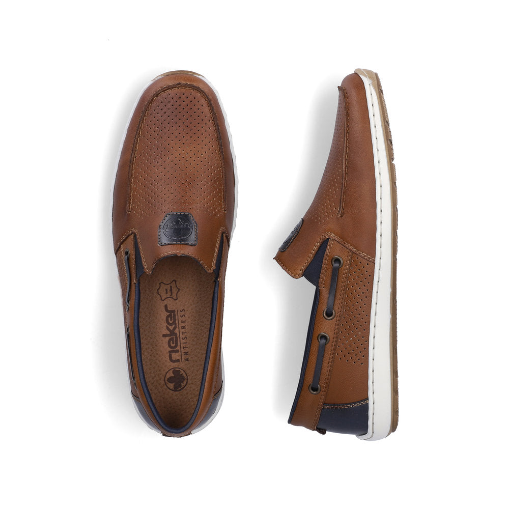 Rieker Men's Slip On Deck Shoe Casual