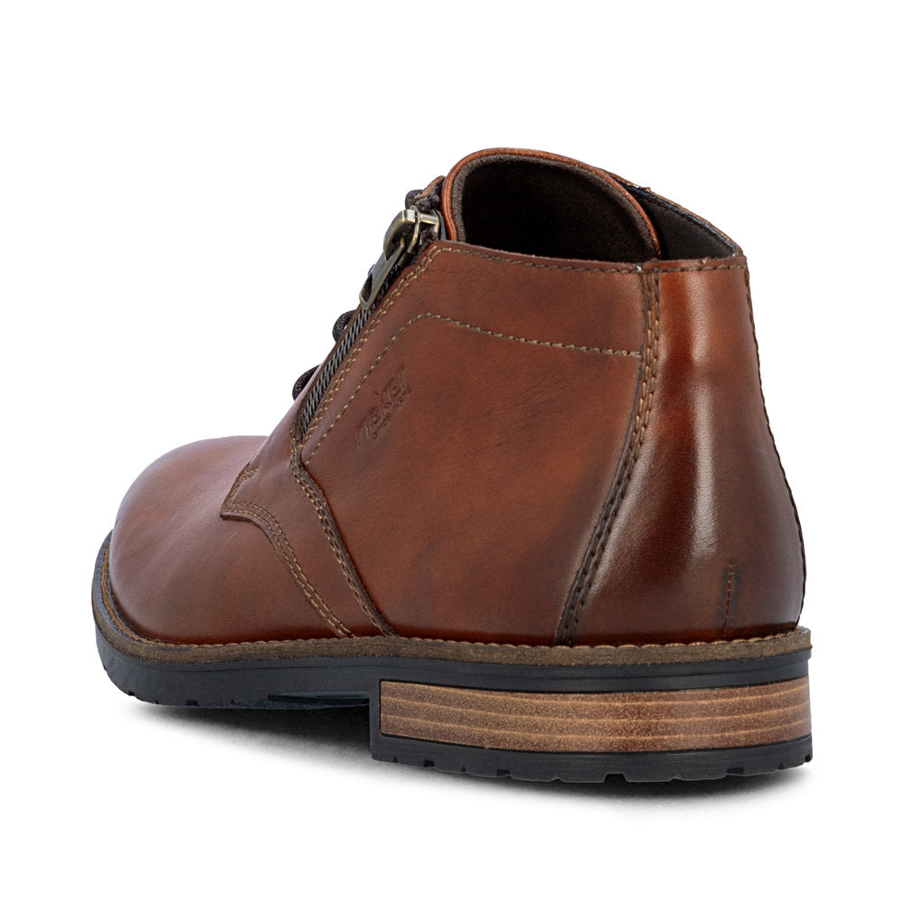 Rieker Gents Lace Up Zip Side Chukka Boot