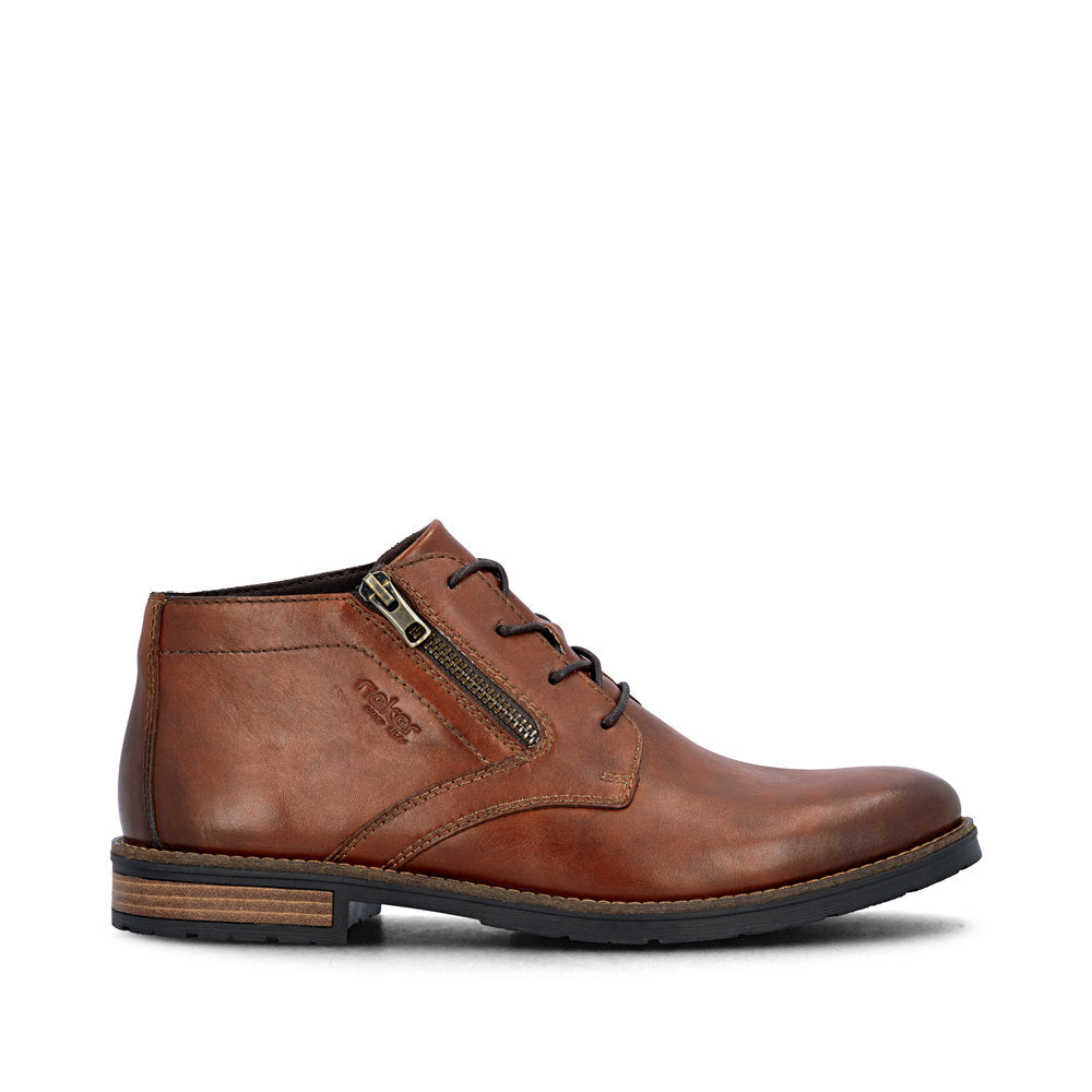 Rieker Gents Lace Up Zip Side Chukka Boot
