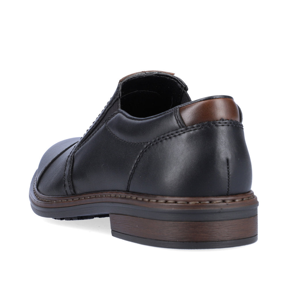 Rieker Mens Slip On shoe Black
