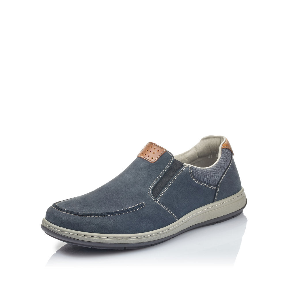 Rieker Mens Wide Fit Slip On  Shoe
