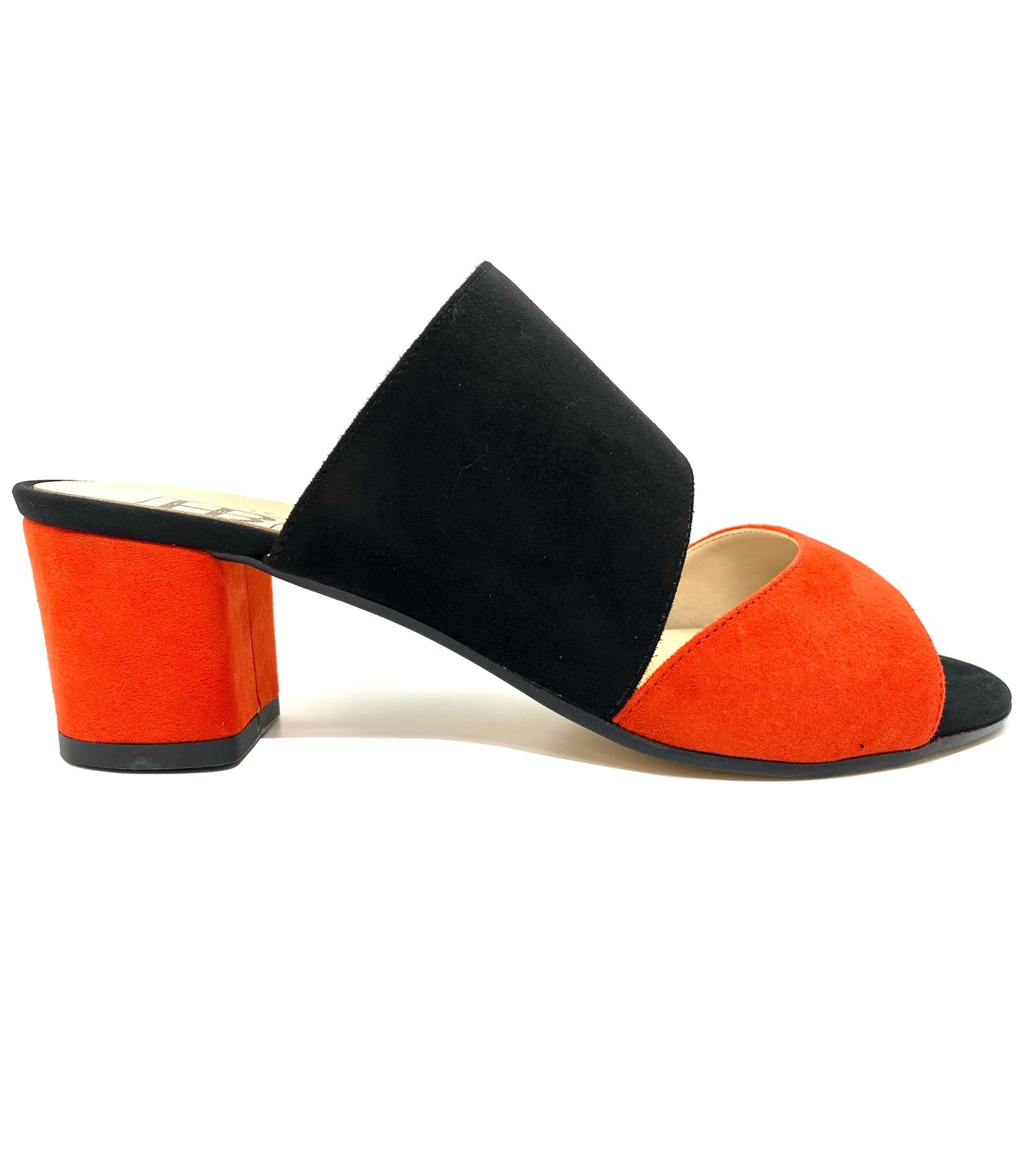 Mid Heel Mule Sandal