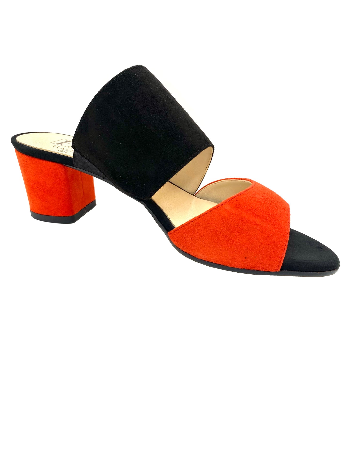 Mid Heel Mule Sandal