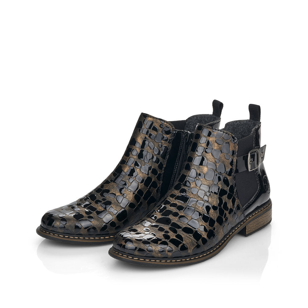 Rieker Ladies Elastic Sided Chelsea Boot