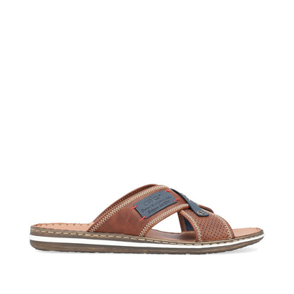 Rieker Men's Cross Strap Backless Sandal