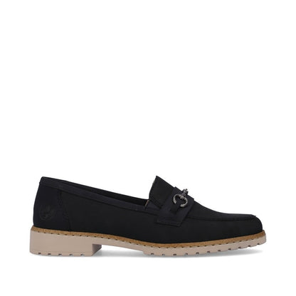 Rieker Ladies Snaffle Trim Loafer