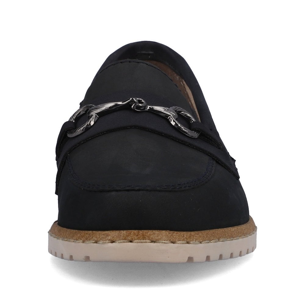 Rieker Ladies Snaffle Trim Loafer