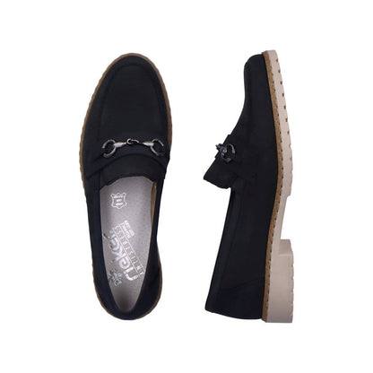 Rieker Ladies Snaffle Trim Loafer