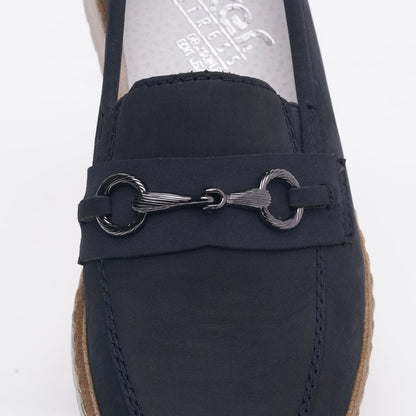 Rieker Ladies Snaffle Trim Loafer