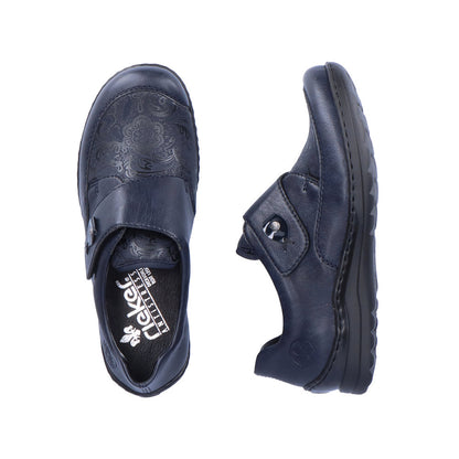 Rieker Ladies Wide Fit Velcro Shoe