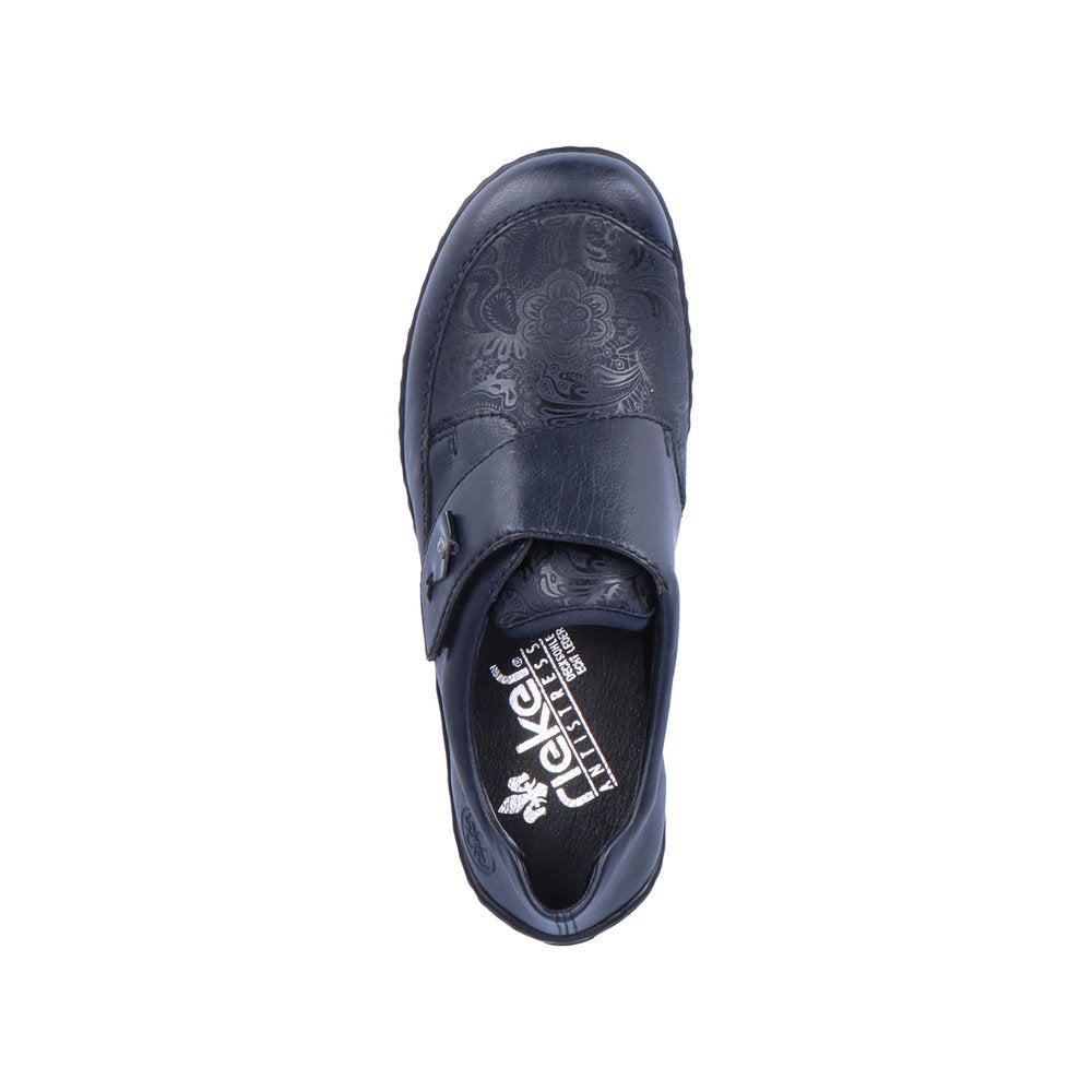 Rieker Ladies Wide Fit Velcro Shoe