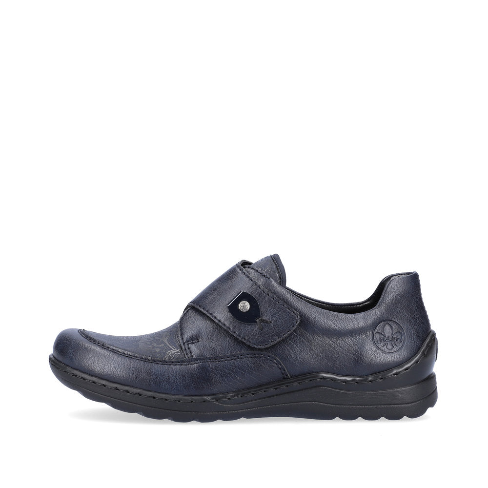 Rieker Ladies Wide Fit Velcro Shoe