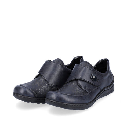 Rieker Ladies Wide Fit Velcro Shoe