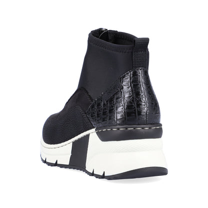 Rieker Ladies Zip Front Trend Sneaker Boot