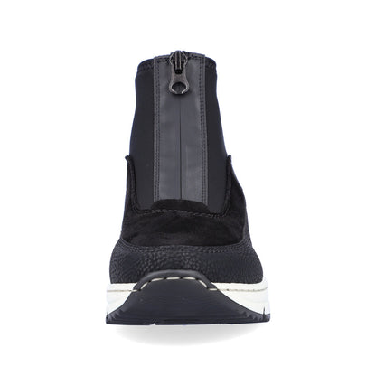 Rieker Ladies Zip Front Trend Sneaker Boot