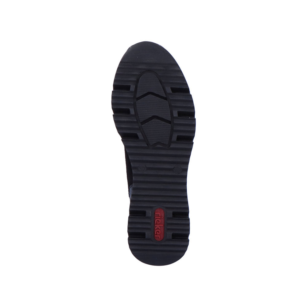 Rieker Ladies Zip Front Trend Sneaker Boot