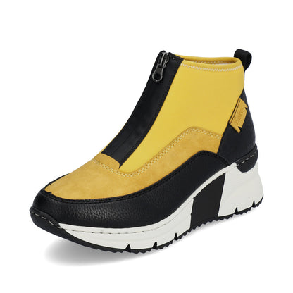Rieker Ladies Zip Front Trend Sneaker Boot